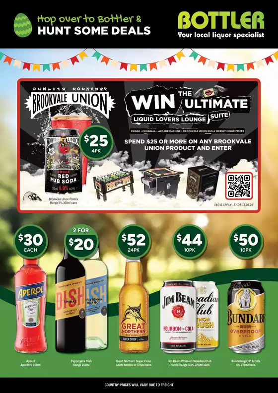 Bottler catalogue in Brisbane QLD | Bottler catalogue specials | 2026-03-25T00:00:00.000Z - 2026-04-07T00:00:00.000Z