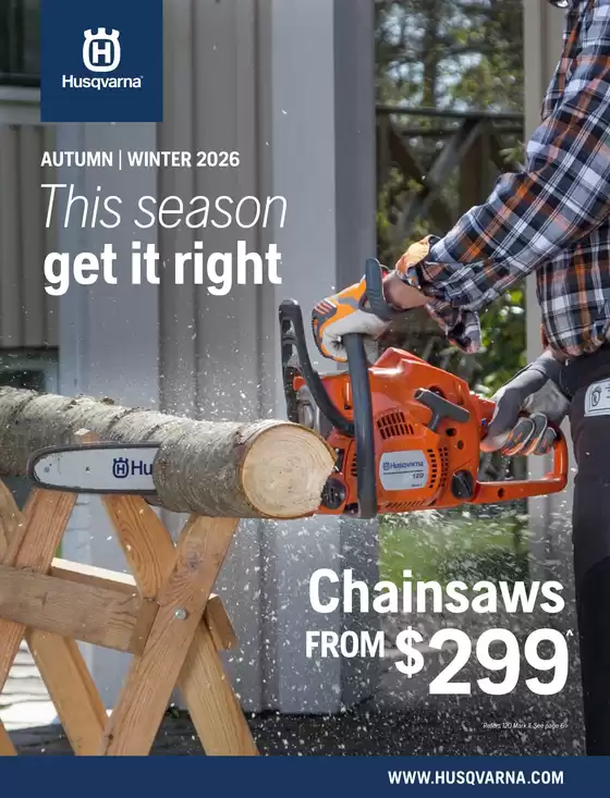 Husqvarna catalogue | Autumn Winter 2026 | 2026-03-26T00:00:00.000Z - 2026-08-31T00:00:00.000Z