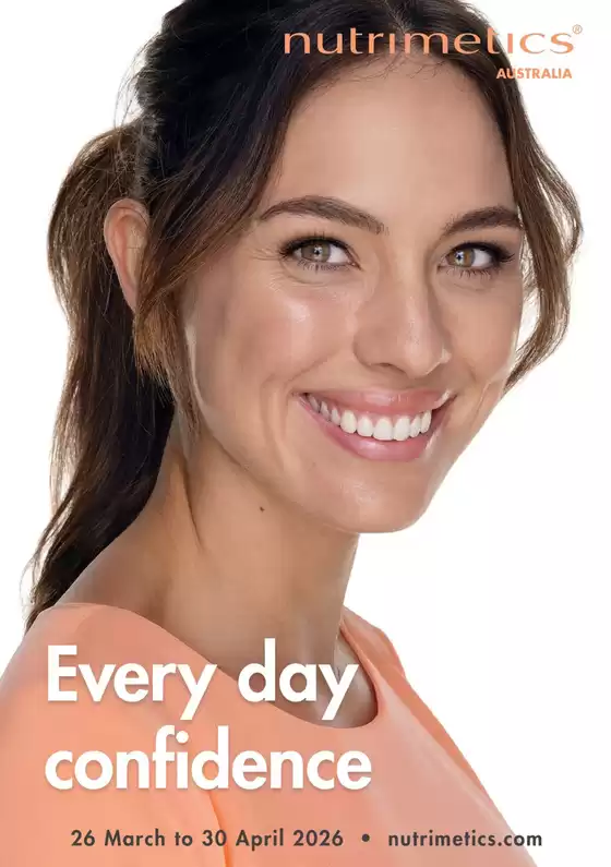 Nutrimetics catalogue | Everyday Confidence | 2026-03-30T00:00:00.000Z - 2026-04-30T00:00:00.000Z