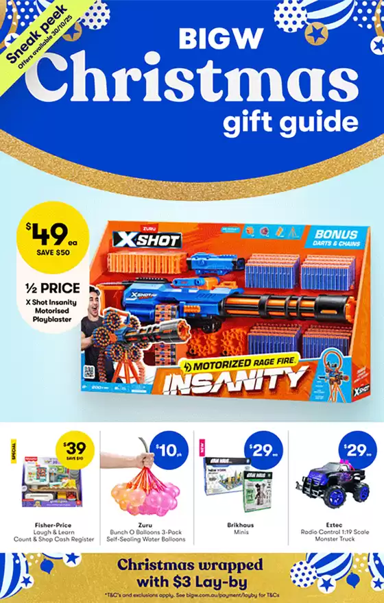 BIG W catalogue | Christmas Gift Guide Preview | 2025-10-30T00:00:00.000Z - 2025-11-14T00:00:00.000Z