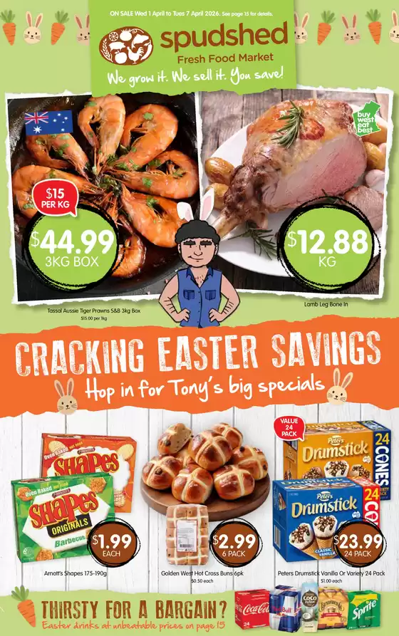 Spudshed catalogue in Sydney NSW | Spudshed April 1 rev compressed | 2026-04-01T00:00:00.000Z - 2026-04-07T00:00:00.000Z