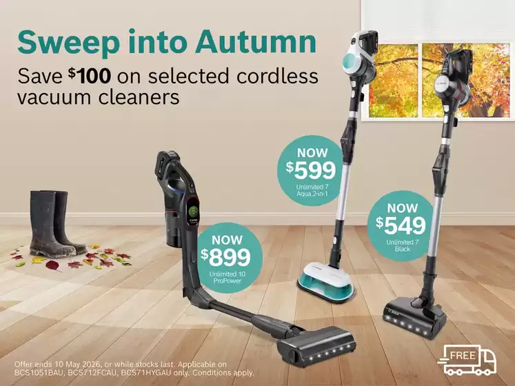 Bosch catalogue in Brisbane QLD | Sweep Into Autumn | 2026-04-01T00:00:00.000Z - 2026-05-10T00:00:00.000Z