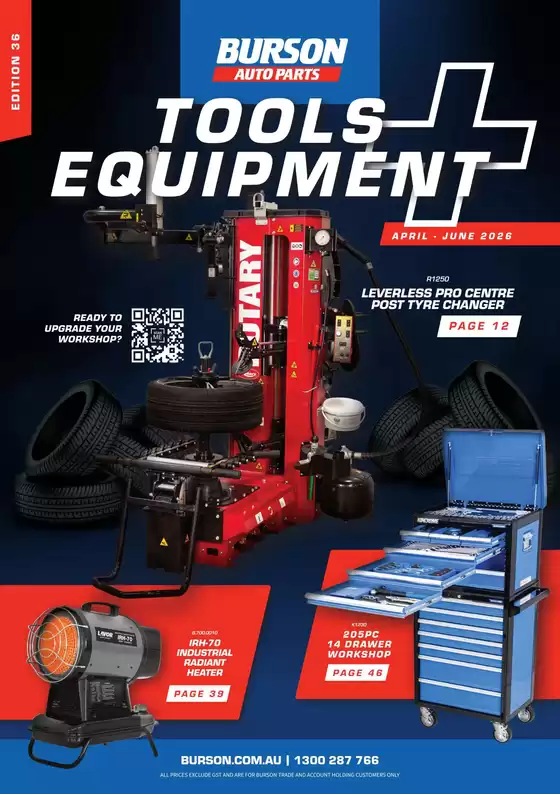 Burson Auto Parts catalogue in Sunbury VIC | Burson Tools Equipment - April-June 2026Woof Creative | 2026-04-01T00:00:00.000Z - 2026-06-30T00:00:00.000Z