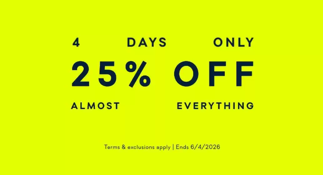 Sportscraft catalogue in Melbourne VIC | 25% Off Almost Anything | 2026-04-02T00:00:00.000Z - 2026-04-06T00:00:00.000Z