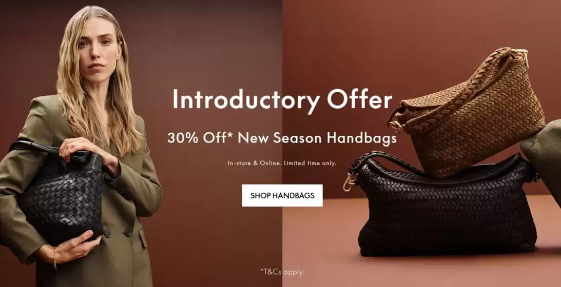 Strandbags catalogue in Melbourne VIC | 30% Off New Season Handbags | 2026-04-02T00:00:00.000Z - 2026-04-14T00:00:00.000Z