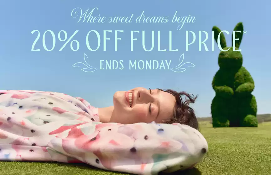 Peter Alexander catalogue in Melbourne VIC | 20% Off Full Price | 2026-04-02T00:00:00.000Z - 2026-04-06T00:00:00.000Z