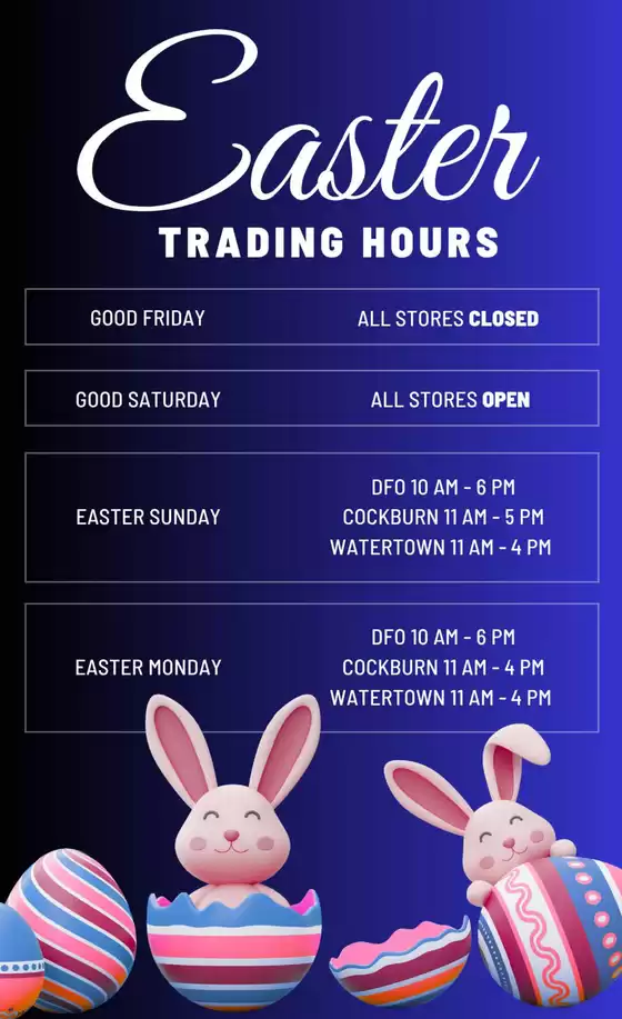 Jim Kidd Sports catalogue in Grafton NSW | Easter Deals | 2026-04-02T00:00:00.000Z - 2026-04-12T00:00:00.000Z