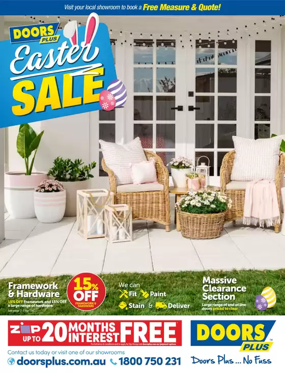 Doors Plus catalogue in Sydney NSW | Easter Sale | 2026-04-02T00:00:00.000Z - 2026-04-30T00:00:00.000Z