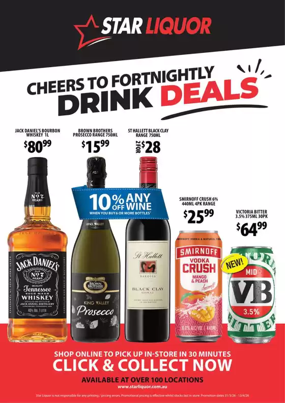 Star Liquor catalogue in Traralgon VIC | Fortnightly Catalogue | 2026-04-02T00:00:00.000Z - 2026-04-13T00:00:00.000Z