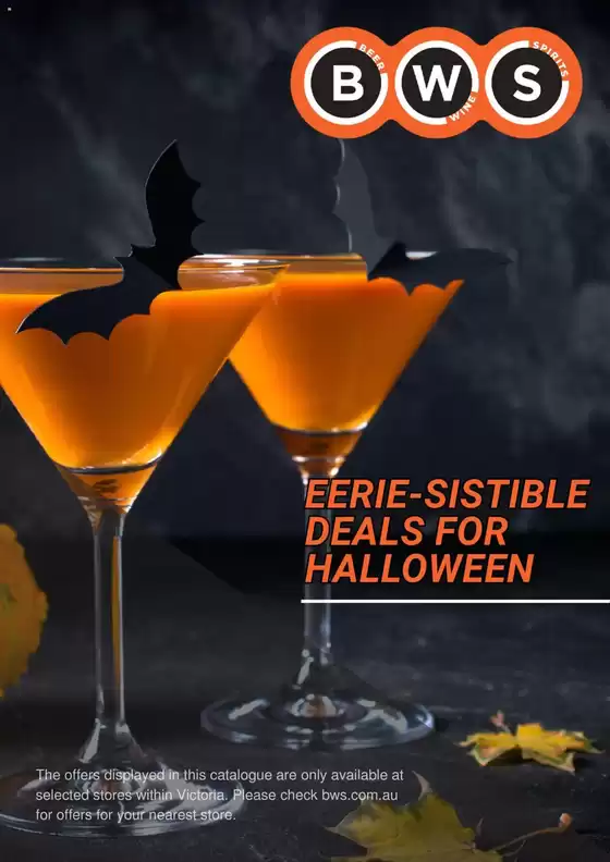 BWS catalogue in Melbourne VIC | Eerie - Sistible Deals For Halloween | 2025-10-27T00:00:00.000Z - 2025-10-31T00:00:00.000Z