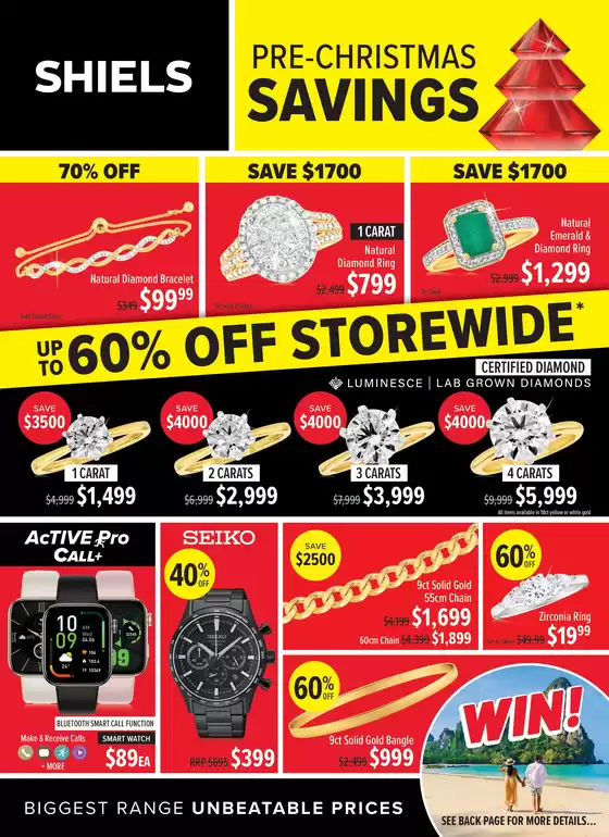  catalogue in Adelaide SA | Shiels: Pre-Christmas Savings | 2025-10-13T00:00:00.000Z - 2025-11-16T00:00:00.000Z