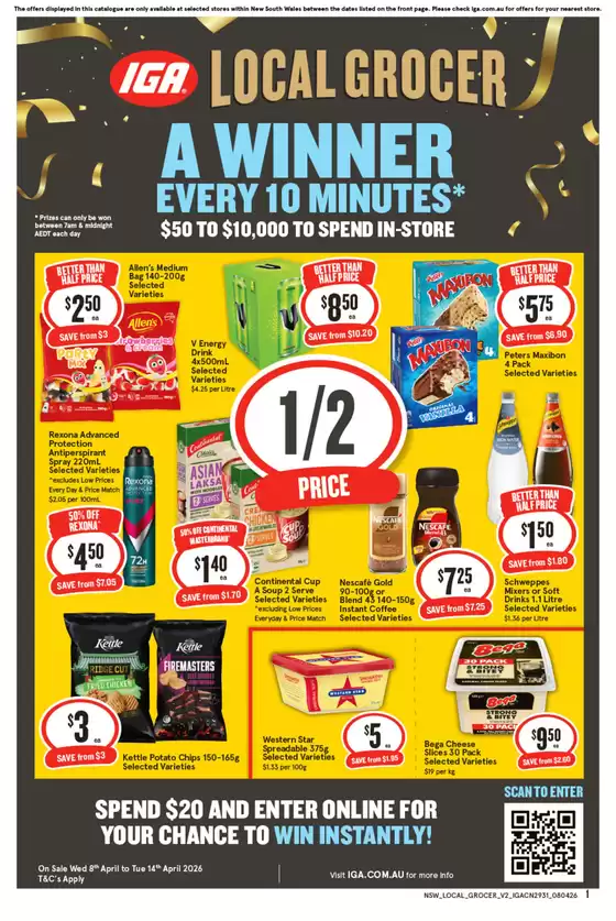 IGA catalogue in Blacktown NSW | Top offers for thrifty shoppers | 2026-04-08T00:00:00.000Z - 2026-04-14T00:00:00.000Z