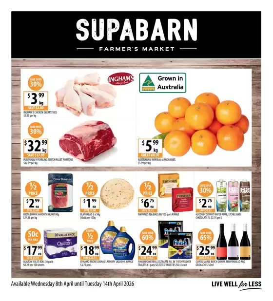 Supabarn catalogue in Port Fairy VIC | Weekly Specials 08/04 | 2026-04-08T00:00:00.000Z - 2026-04-14T00:00:00.000Z