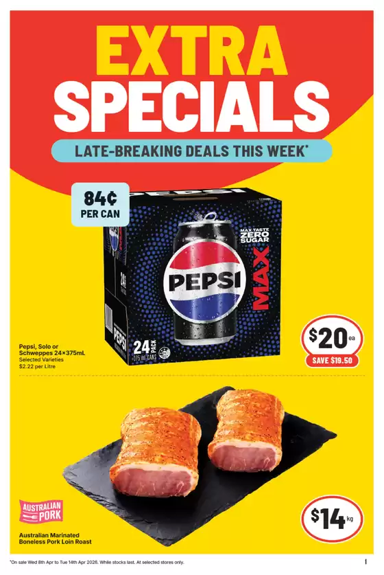 SUPA VALU IGA catalogue | Supa Big Deals This Week | 2026-04-08T00:00:00.000Z - 2026-04-14T00:00:00.000Z