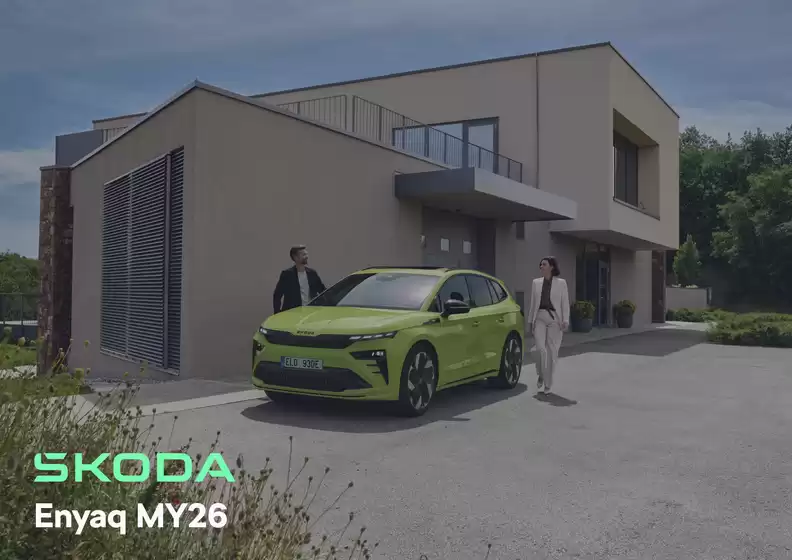 Skoda catalogue | MY26 Enyaq Spec Sheet | 2026-04-08T00:00:00.000Z - 2026-04-22T00:00:00.000Z