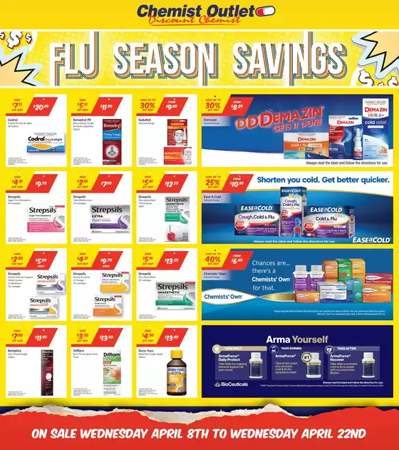 Chemist Outlet catalogue in Perth WA | Flu Season Savings | 2026-04-08T00:00:00.000Z - 2026-04-22T00:00:00.000Z