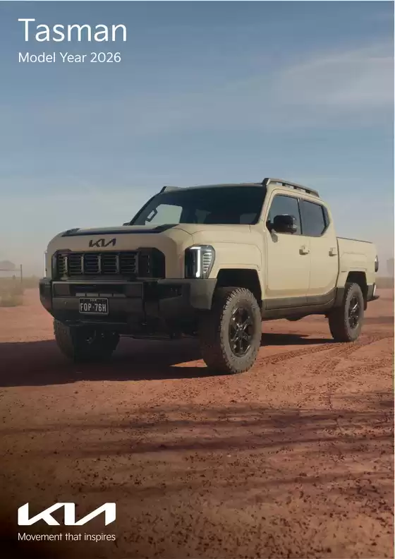Kia catalogue | Kia Tasman<br>Dual Cab Pick-up | 2026-04-09T00:00:00.000Z - 2026-04-23T00:00:00.000Z