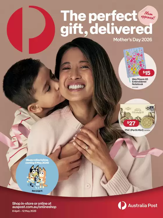 Australia Post catalogue | Mothers Day FY 2026 | 2026-04-08T00:00:00.000Z - 2026-05-12T00:00:00.000Z