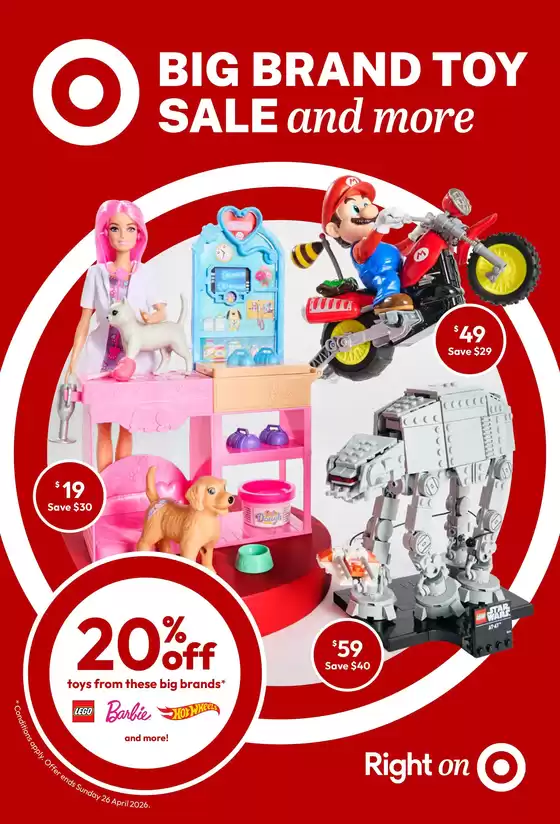 Target catalogue in Truro SA | Big Brand Toy Sale & More | 2026-04-13T00:00:00.000Z - 2026-04-26T00:00:00.000Z