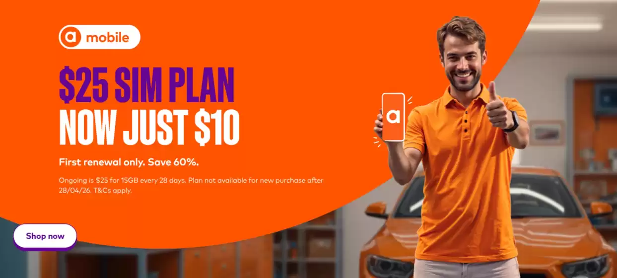Amaysim catalogue | Sim Plan Deal | 2026-04-09T00:00:00.000Z - 2026-04-28T00:00:00.000Z