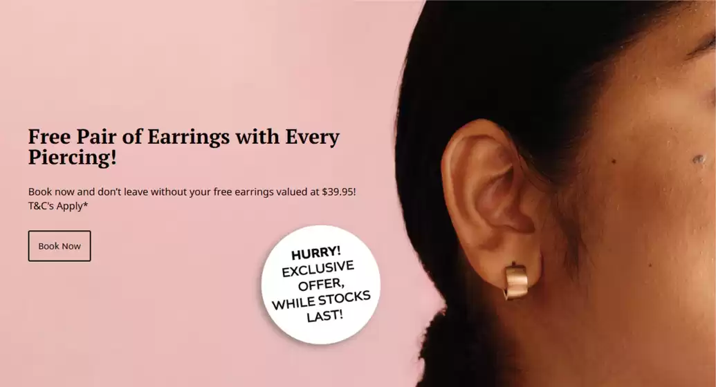 Essential Beauty & Piercing catalogue | Free Pair Of Earrings With Every Piercing! | 2026-04-09T00:00:00.000Z - 2026-04-22T00:00:00.000Z