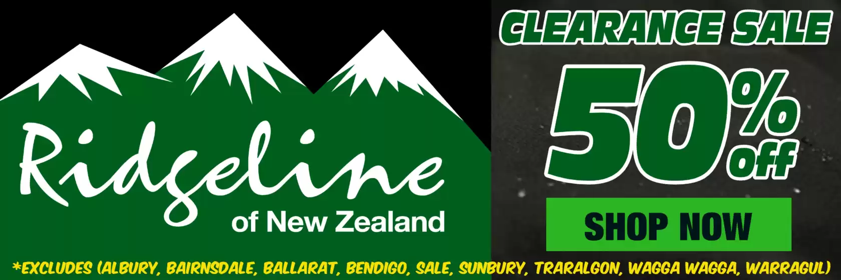 Aussie Disposals catalogue | Clearance Sale 50% Off | 2026-04-10T00:00:00.000Z - 2026-04-23T00:00:00.000Z