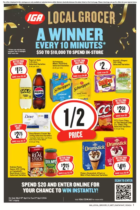 IGA catalogue | Top offers for all bargain hunters | 2026-04-15T00:00:00.000Z - 2026-04-21T00:00:00.000Z