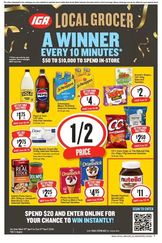 IGA catalogue | Attractive special offers for everyone | 2026-04-15T00:00:00.000Z - 2026-04-21T00:00:00.000Z