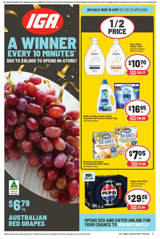 IGA catalogue | Current special promotions | 2026-04-15T00:00:00.000Z - 2026-04-21T00:00:00.000Z