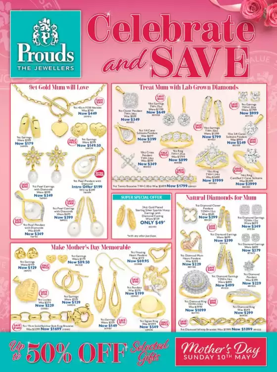 Prouds catalogue in Sydney NSW | Celebrate and Save | 2026-04-13T00:00:00.000Z - 2026-05-10T00:00:00.000Z