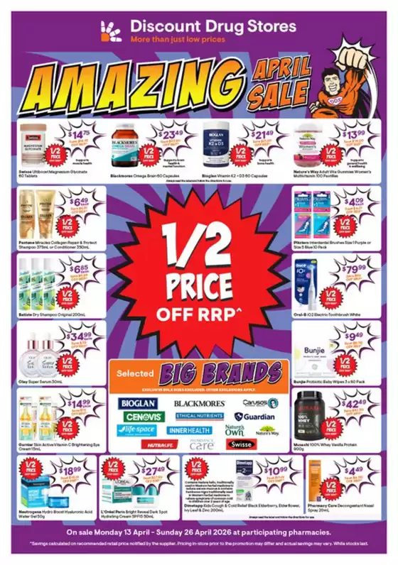 Discount Drug Stores catalogue | Amazing April Sale | 2026-04-13T00:00:00.000Z - 2026-04-26T00:00:00.000Z