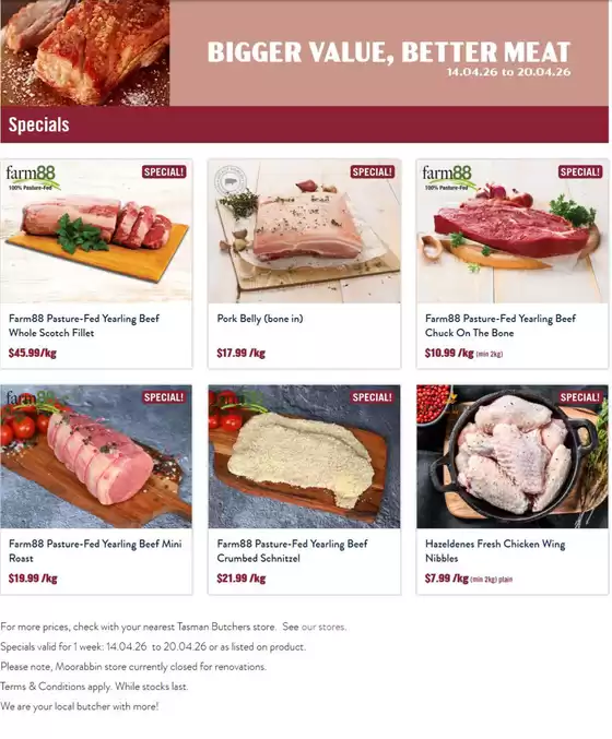Tasman Butchers catalogue | Bigger Value, Better Meat | 2026-04-14T00:00:00.000Z - 2026-04-20T00:00:00.000Z