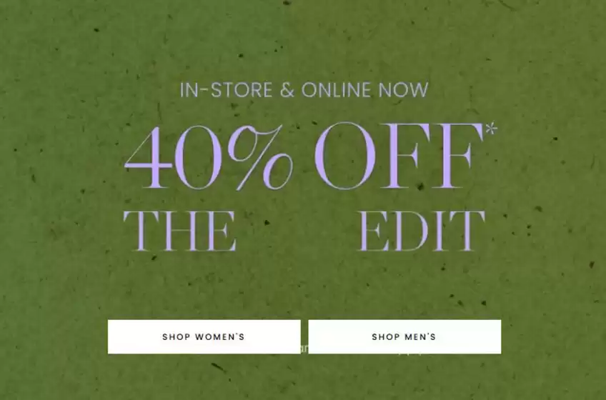 SABA catalogue | 40% Off | 2026-04-14T00:00:00.000Z - 2026-04-28T00:00:00.000Z