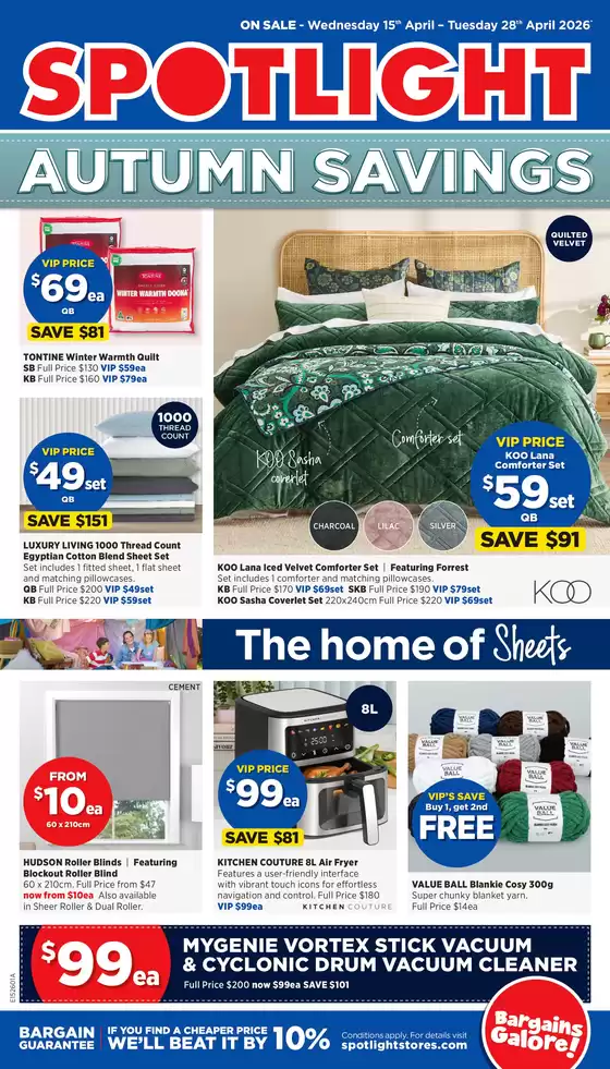 Spotlight catalogue in Maroondah VIC | Autumn Savings | 2026-04-15T00:00:00.000Z - 2026-04-28T00:00:00.000Z