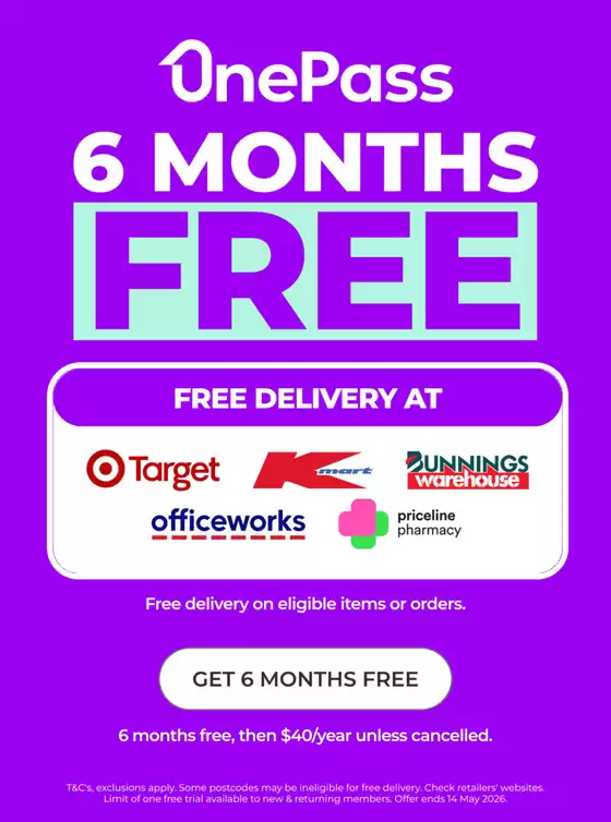 Target catalogue | Target catalogue specials | 2026-04-14T00:00:00.000Z - 2026-05-14T00:00:00.000Z