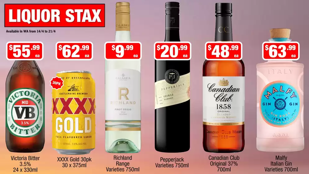 Liquor Stax catalogue | New offers to discover | 2026-04-14T00:00:00.000Z - 2026-04-21T00:00:00.000Z