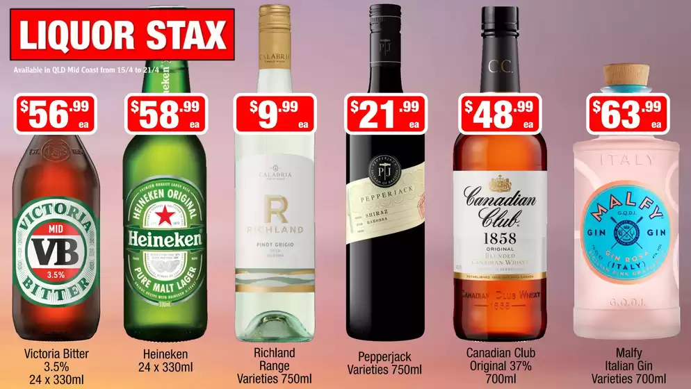 Liquor Stax catalogue | Exclusive bargains | 2026-04-15T00:00:00.000Z - 2026-04-21T00:00:00.000Z