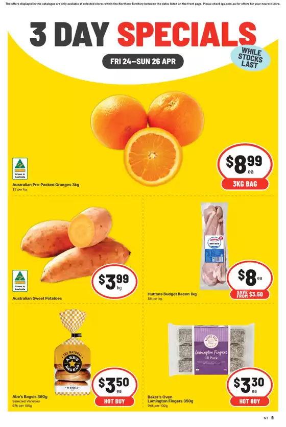 IGA catalogue | Top deals for all customers | 2026-04-24T00:00:00.000Z - 2026-04-26T00:00:00.000Z