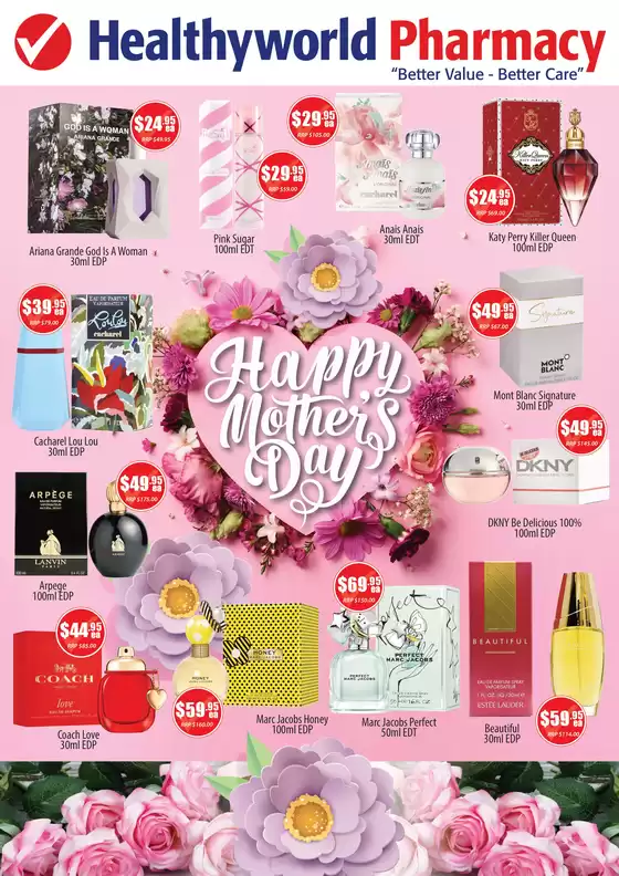 Healthy World Pharmacy catalogue in Perth WA | Happy Mother's Day | 2026-04-22T00:00:00.000Z - 2026-05-10T00:00:00.000Z