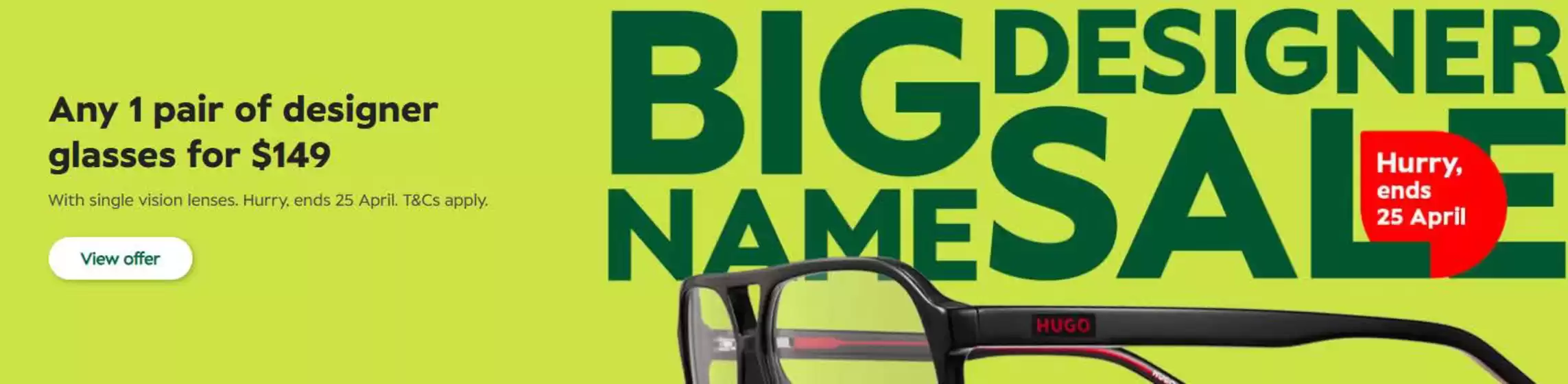 Specsavers catalogue in Hahndorf SA | Big Sale | 2026-04-22T00:00:00.000Z - 2026-04-25T00:00:00.000Z