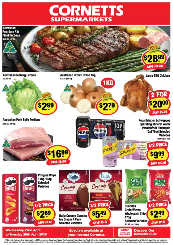 CORNETTS catalogue | CORNETTS catalogue specials | 2026-04-23T00:00:00.000Z - 2026-04-28T00:00:00.000Z