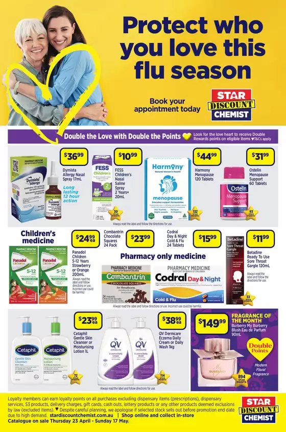 Star Discount Chemist catalogue | Protect Who You Love This Flu Season | 2026-04-23T00:00:00.000Z - 2026-05-17T00:00:00.000Z
