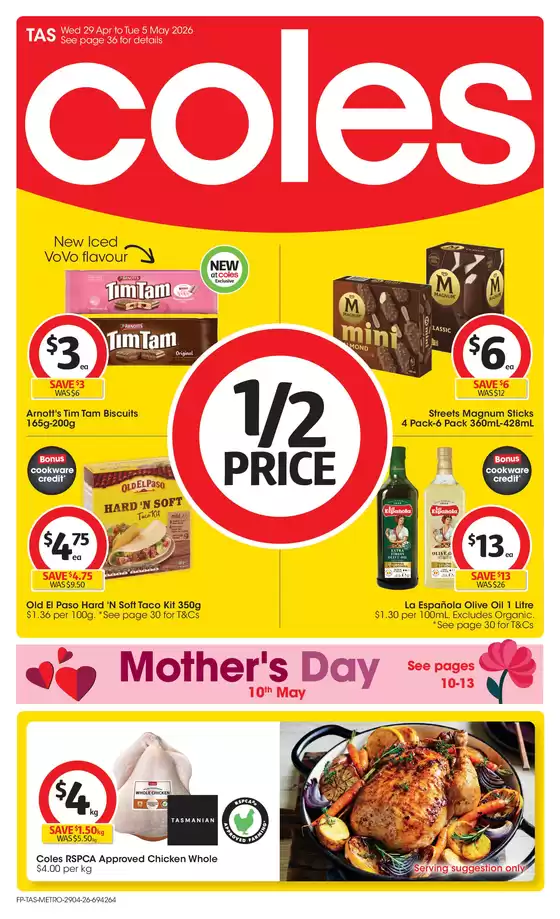 Coles catalogue in Howard Springs NT | Coles Catalogue - 29th April | 2026-04-29T00:00:00.000Z - 2026-05-05T00:00:00.000Z
