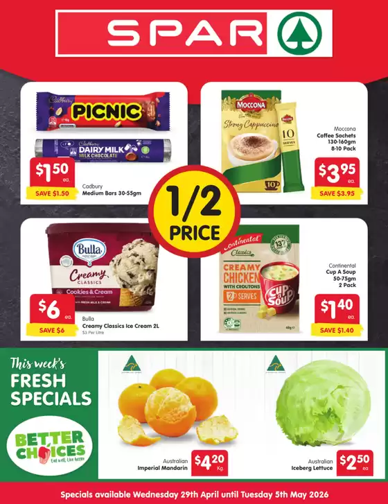 SPAR catalogue | Spar catalogue specials | 2026-04-29T00:00:00.000Z - 2026-05-05T00:00:00.000Z