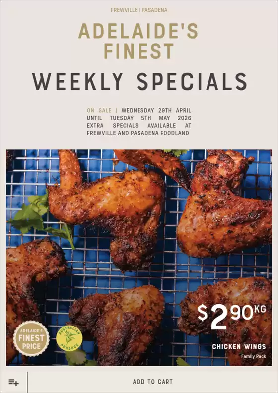 Adelaide's finest catalogue | Adelaides Finest catalogue specials | 2026-04-29T00:00:00.000Z - 2026-05-05T00:00:00.000Z