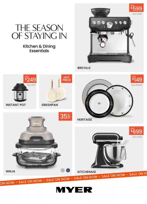 Myer catalogue in Adelaide SA | Kitchen & Dining Essentials | 2026-05-05T00:00:00.000Z - 2026-05-17T00:00:00.000Z