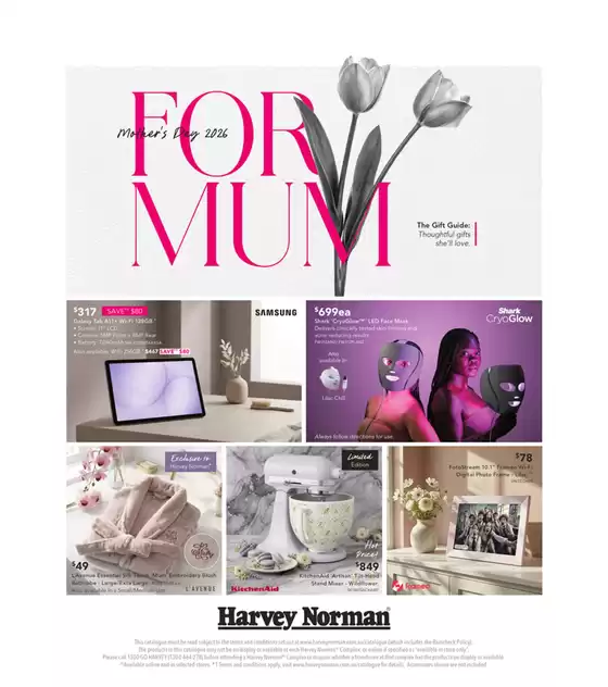 Harvey Norman catalogue | Mothers Day 2026 Digital Catalogue | 2026-05-01T00:00:00.000Z - 2026-05-10T00:00:00.000Z