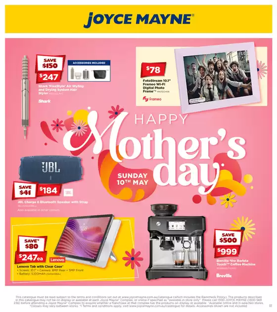 Joyce Mayne catalogue in Mount Barker SA | Mother's Day | 2026-05-10T00:00:00.000Z - 2026-05-10T00:00:00.000Z