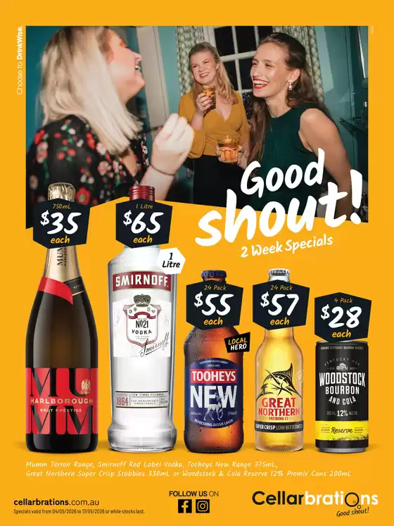 Cellarbrations catalogue | Good Shout! 04/05 | 2026-05-04T00:00:00.000Z - 2026-05-17T00:00:00.000Z