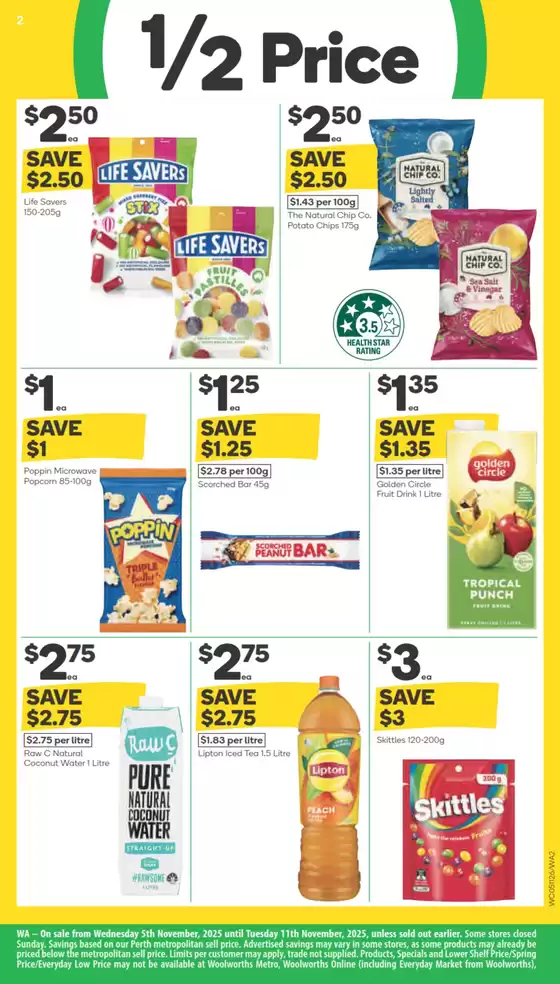 Weekly Specials - 5/11